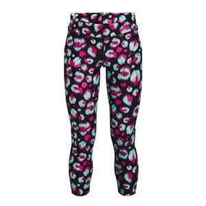 NEW Girls' Under Armour HeatGear Printed Ankle Crop Tights Youth